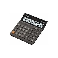Picture of Casio 12-Digits Office Calculator, DH-12-BK-W-DH, Black