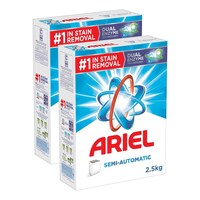 Picture of Ariel Semi-Automatic Laundry Detergent Powder, 2.5 Kg, Pack of 2 Pcs