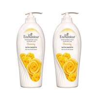 Picture of Enchanteur Satin Smooth Charming Lotion with Aloe Vera & Olive Butter, 500ml, Pack of 2Pcs