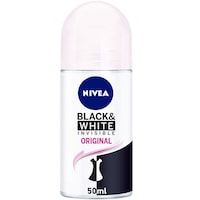 Picture of Nivea Black & White Invisible Original Antiperspirant Roll-on for Women, 5ml