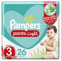 Picture of Pampers Midi Pants Diapers Carry Pack, Size 3, 6-11kg, 26Pcs