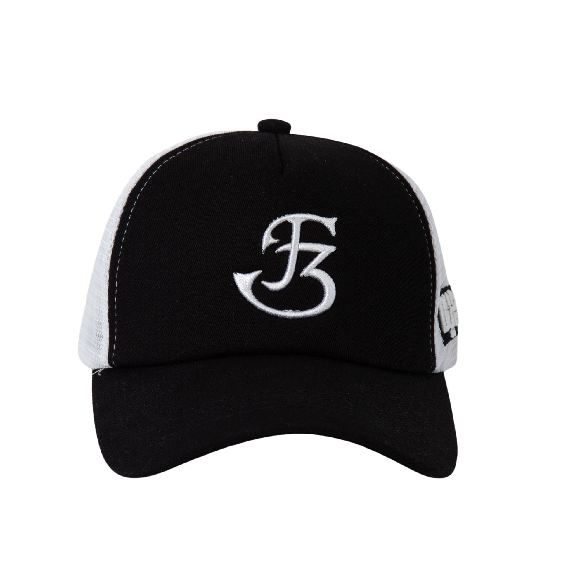 Shop Generic FZ Logo Embroidered & Mesh Design Cap Black/White | Dragon ...