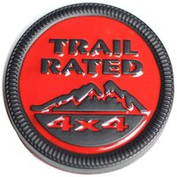 Picture of Emblem Sticker Trail Rated - Red and Blue
