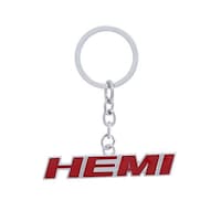 Picture of Keychain Dodge Hemi Zinc Alloy Metal - Silver & Red
