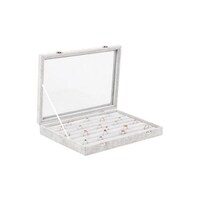 Picture of Seven Lattices Jewelry Box, Grey