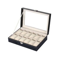 Picture of Men'S Leather Jewelry Box with 12 Compartment