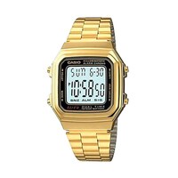 Picture of Casio Men'S Stainless Steel Digital Wrist Watch, Gold, 34Mm, A178Wga-1Adf