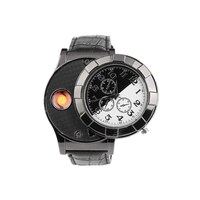 Picture of Huayue Men'S Usb Lighter Wrist Watch, Grey, 25Mm