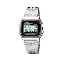 Picture of Casio Men'S Vintage Retro Digital Watch, Silver, 33Mm, A159Wa