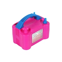 Picture of Portable Electric Air Blower Balloon Inflator Pump, Pink And Blue