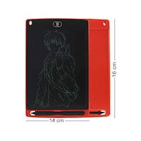 Picture of Portable Foldable Lcd Reading Writing Tablet For Kids, Black And Red