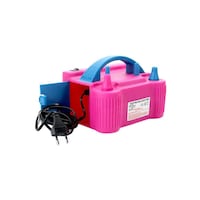 Picture of Electric Two Nozzle Air Blower Balloon Inflator Pump, Pink