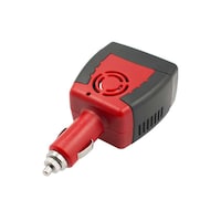Picture of Car Power Inverter Adapter With Usb Point, Red And Black