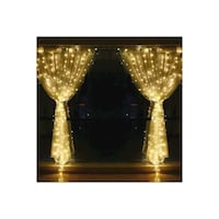 Picture of Window Curtain String Lights, White