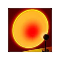Picture of Sunset Projection Lamp, Orange & Red