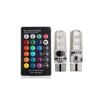 Picture of T10 5050 Rgb Remote Control Car Led Bulb, 6 Smd, W5W 501