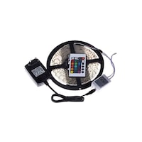 Picture of Rgb Color Changing Led Strip Light With Remote Control, 5M, Multicolor