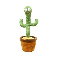 Picture of Funny Electric Dancing Cactus Plant Plush Stuffed Toy With Music, 32Cm