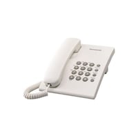 Picture of Panasonic Single Line Corded Phone, White and Grey