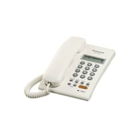Picture of Panasonic Corded Double Line Telephone, White, KX-T7705X