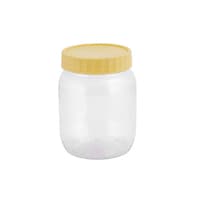 Picture of Delcasa Round Jar, 1000Ml, Yellow & Clear