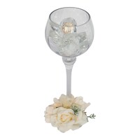 Picture of Le Bonheur Decor Trans Flower Glass Stand Type