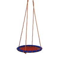 Picture of Galb Swing Net Set for Kids, Blue and Red, Men Made, Metal Frame, Heavy Duty, 100cm Dia
