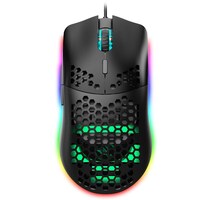 Picture of TKOOFN Programmable RGB Wired Gaming Mouse, Black