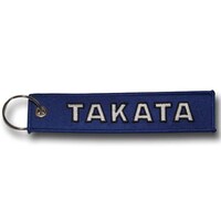 Picture of Keychain Takata Go for Green Cloth Embroidered on Both Sides