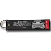 Picture of Keychain Honda Civic FC Cloth Embroidered on Both Sides