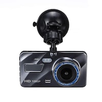 Picture of Hd 1080P Car Dvr Dual Lens Dash Cam Video Camera, 4'', Black