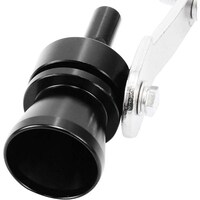 Picture of Universal Aluminium Turbo Sound Exhaust Pipe Whistle, Black