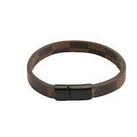 Picture of Al Bait Al Raie Rubber Type Men Fashion Bracelet With Magnetic Lock, Black & Brown For Man .