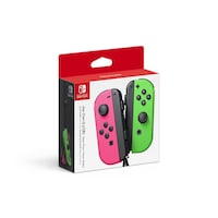 Picture of Nintendo Joy Con for Left and Right, Neon Pink and Neon Green