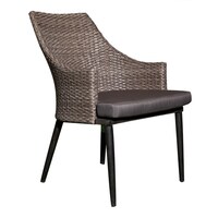 Picture of Al Mosada Single Rattan Chair with Foam, Grey