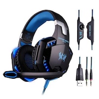 Picture of KOTION G2000 Gaming Headset Deep Bass Computer Game Headphone, Black & Blue