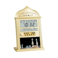 Picture of Al-Harameen Digital Led Islamic Mosque Azan Prayer Clock, Silver