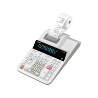 Picture of Casio Mini Portable Calculator, Dr-240R-We-E-Dc, White & Black