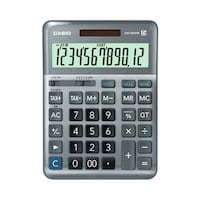 Picture of Casio Dm-1200Fm-W-Dp Digital Desktop Calculator, Grey/Black/Blue
