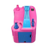 Picture of Electric Balloon Blower Air Pump, Pink/Blue