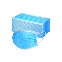 Picture of Disposable 3 Layer Face Masks, Pack Of 50