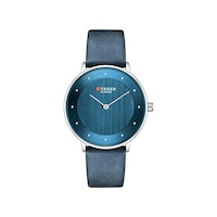 Picture of Curren Women'S Leather Strap Analog Wrist Watch, 9033, 38Mm, Blue