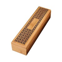 Picture of Boscage Wooden Incense Stick Burner Box, Brown, 23.8 X 5.8 X 4.5Cm