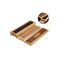 Picture of Boscage Wooden Incense Stick Burner Storage Box, Brown, 23.8 X 5.8 X 4.5Cm