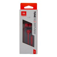 Picture of JBL Tune110 Pure Bass Headphone, Red