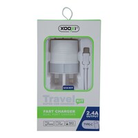 Picture of XOOXi Travel Dual Port Type-C Super USB Charger, White