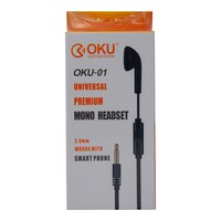 Picture of Oku-01 Universal Premium Mono Headset, Black