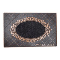 Picture of Qasr Al Sajad Welcome Rubber Floor Mat with Rugs & Circular Design