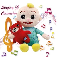 Picture of UKR Singing JJ Cocomelon Nursery Rhymes Plush Toy, Multicolour