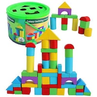 Picture of UKR Wooden Colorful Blocks Set for Kids